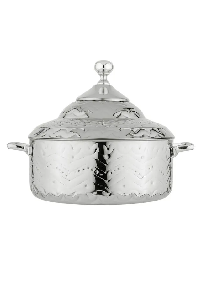 Alsaif Wejdan Hotpot Stainless Steel 3 Liter Silver