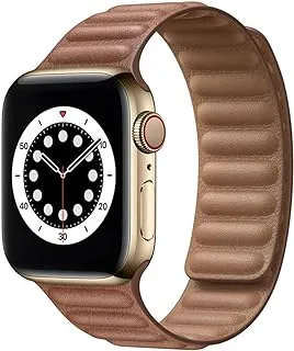 AC&L Leather Magnetic Band Compatible with Apple Watch 38Mm Strap, Brown