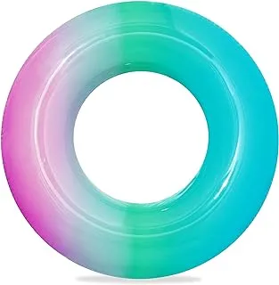 بيست واي عوامة سباحة بألوان قوس قزح للجنسين متعدد الألوان