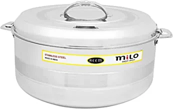 Reem Stainless Steel Milo Hotpot, 8.5 Ltr, Silver