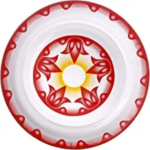 Al Rimaya Enamel Plate, 40 cm Size, Red/Yellow