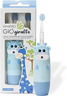إنوجيو - فرشاة أسنان جيو الزرافة سونيك للأطفال ، أزرق