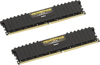 Corsair Vengeance LPX 32GB (2x16GB) 2133MHz C13 DDR4 DRAM Memory Kit - أسود
