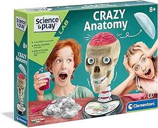 Clementoni 61520 Crazy Anatomy Scientific Kit for Children-Ages 8 Years Plus, Multi Coloured