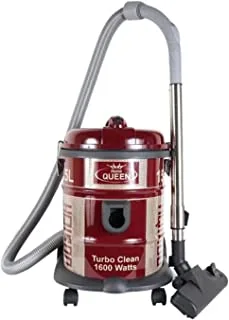 Generic Home Queen 15L Vacuum Cleaner 1600W, HQ1600, Cherry Red