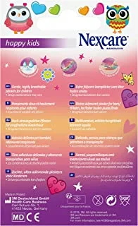 Nexcare Happy Kids Bandages/plasters, Magic Assorted designs, 20 units/Pack | Painless to remove | Soft and Breathable material | Hypoallergenic | Strong Adhesive | Ideal for Kids