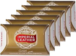 Imperial Leather Gold Body Soap 6-Pieces 125 g