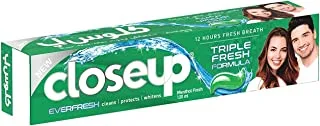 Close UP Triple Fresh Formula Toothpaste 4-Pieces Set 75 ml, Green