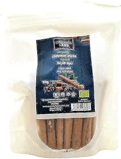 Organic Land Cinnamon Sticks, 100 g, Multicolour