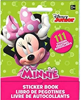 Amscan 150238 Disney Minnie Mouse Sticker Booklet | Party Favor | 1 piece Multi Color, 5