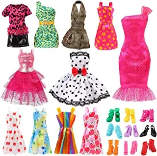 Bigib Set for 11 Ba-Girl Fashion Dolls Clothes Accessories