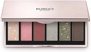 KIKO MILANO - لوحة ظلال العيون My Mini 02 مع 6 ظلال عيون متعددة اللمسات: مطفية ، لؤلؤية ومعدنية