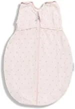 بطانية Gloop قابلة للارتداء ، كيس نوم من القطن العضوي ، كيس نوم ، كيس نوم للأطفال والرضع للجنسين ، وردي أحمر الخدود (0-3 أشهر) الصيف