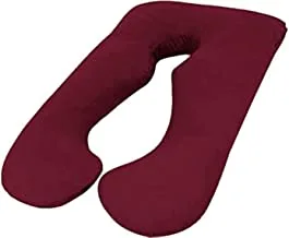 Stylie U Shape Comfortable Pregnancy & Maternity Pillow, Garnet Red 2 Pieces