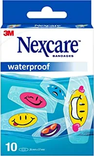 Nexcare Waterproof Bandages/Plasters Tattoo, 26 mm x 57 mm, 10/Pack
