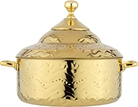 Al Saif Wejdan HotPot Stainless Steel,Size :6.5Liter, Colour:Gold