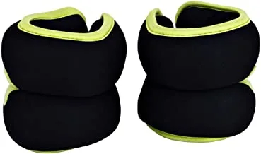 TA by Dorsa للكاحل للكاحل للجنسين وزن 1 كجم × 2 قطعة - أسود ، مقاس واحد