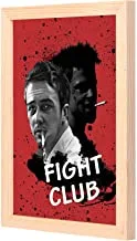LOWHA Fight Club Wall Art with Pan Wood framed Ready to hang for home, bed room, office living room Home decor hand made wooden color 23 x 33cm By LOWHA