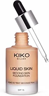 كريم أساس KIKO Milano Liquid Skin Second Skin 10 | كريم أساس سائل بتأثير الجلد الثاني