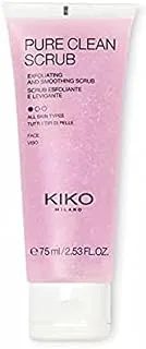 KIKO Milano Pure Clean Scrub Face Moisturizer Clear, 75 ml
