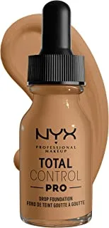 NYX Professional Makeup Total Control Pro Drop Foundation, Golden 13, 60 gm