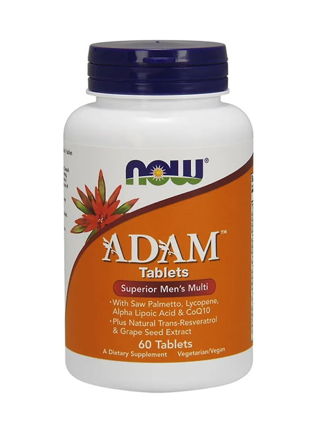 Now Foods Adam Men'S Multiple Vitamin 60 Tablets