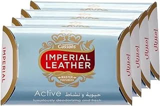 Imperial Leather Active Body Soap 4-Pieces 175 g