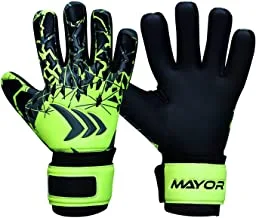Mayor Diamond Goalkeeper Gloves (Sizes 7-11, 7 Styles, Level 4) Pro-Tek Fingersaves | 4mm Giga Grip