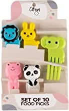 Citron- Set of 10 animal shaped food picks for cute food decoration for kids lunchbox