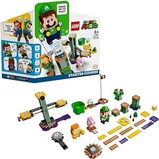 LEGO 71387 Super Mario Adventures with Luigi Starter Course Toy for Kids, Interactive Figure and Buildable Game Set, Girls & Boys Gifts Age 6 Plus, Creative Toys