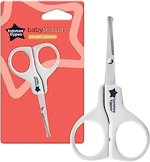 Tommee Tippee Essentials Baby Nail Scissors, Pack of 1- White