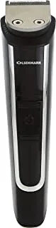 ماكينة حلاقة الشعر واللحية القابلة لإعادة الشحن من أولسن مارك - ماكينة تشذيب دقيقة لاسلكية - ماكينة تشذيب اللحية واللحية للرجال - 2 مشط (1-5 ملم & 6-10 ملم) - ماكينة قص الشعر ، وقت العمل 40 دقيقة ، شحن USB