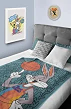 Warner Bros. Bugs Bunny Flannel Blanket for Kids | All-Season, Ultra Soft, Fade Resistant (Official Warner Bros. Product)