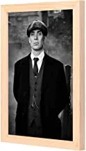 LOWHA thomas shelby black Wall Art with Pan Wood framed Ready to hang for home, bed room, office living room Home decor hand made wooden color 23 x 33cm By LOWHA