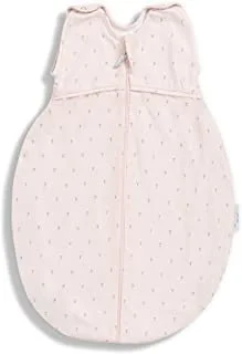 Gloop Wearable Blanket, Organic Cotton Sleeping Bag, Sleeping Sack, Unisex Baby and Toddlers Sleeping Bag, Blush Rose (0-6 Months) Summer