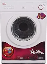 Star Vision 6 kg Front Load Air Vented Clothes Dryer with Multiprogram | Model No SV-707WD with 2 Years Warranty