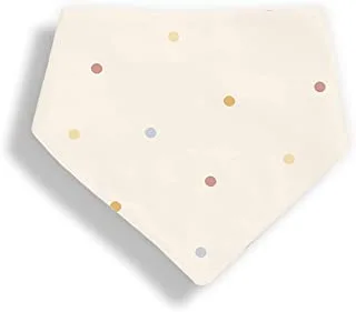 Gloop Bib Bandana - Colored Confetti (Pack Of 1) (0-6 Months), White Pearl, One Size