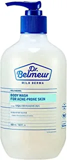 Dr Belmeur Mild Derma Body Wash for Acne-Prone Skin 500 ml