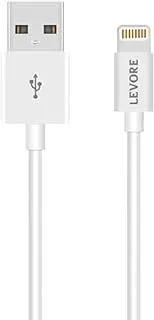 ليفور 1M PVC USB A إلى Lightning Cable أبيض