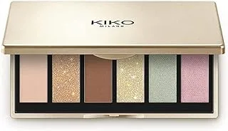 KIKO MILANO - لوحة ظلال العيون ماي ميني 01 مع 6 ظلال عيون متعددة اللمسات: مطفية ، لؤلؤية ومعدنية