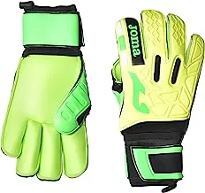 Joma premier 20 football goalkeeper gloves, 4x-large, yellow/green
