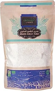 Organic Land Organic Barley Flour, 500 g, Multicolour