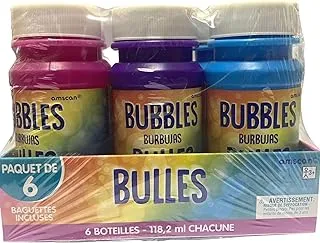 Bubbles Value Pack Favors 2oz 6pcs