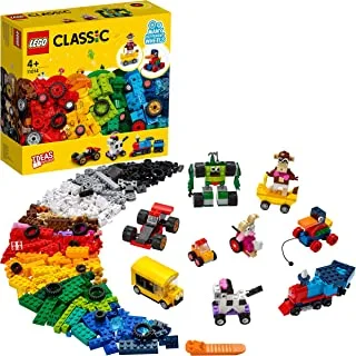 LEGO® Classic Bricks and Wheels 11014 Kids’ Building Kit (653 Pieces)