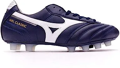 حذاء كرة القدم Mizuno P1GA171514 MRL Classic MD للرجال، معطف/أبيض