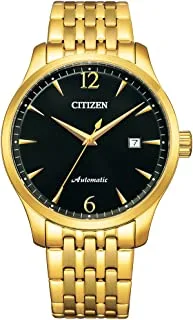 Citizen Mechanical Men's Watch With Date - Nj0112-80E, Gold, bracelet