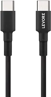 LEVORE charging Cable TPE Type C to C 1 M Black LC5311- BK