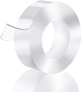 ECVV 3 Meter Magic Improvement Double Sided Tape mounting Transparent Trace less Acrylic Reuse washable Waterproof Adhesive Tape 3m
