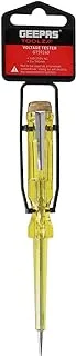 Geepas Toolz Voltage Tester Screwdriver, 3 mm x 140 mm Size, Yellow