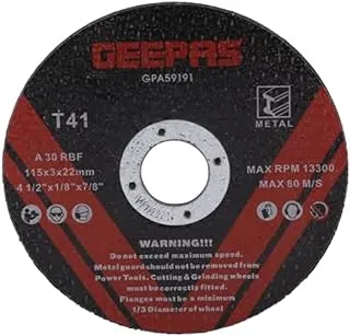 Geepas Profess Metal Cutting Disc, 115 mm Diameter